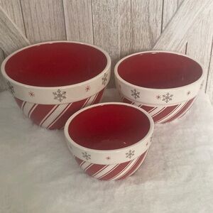 Terramoto 2018 Christmas Nesting Bowls